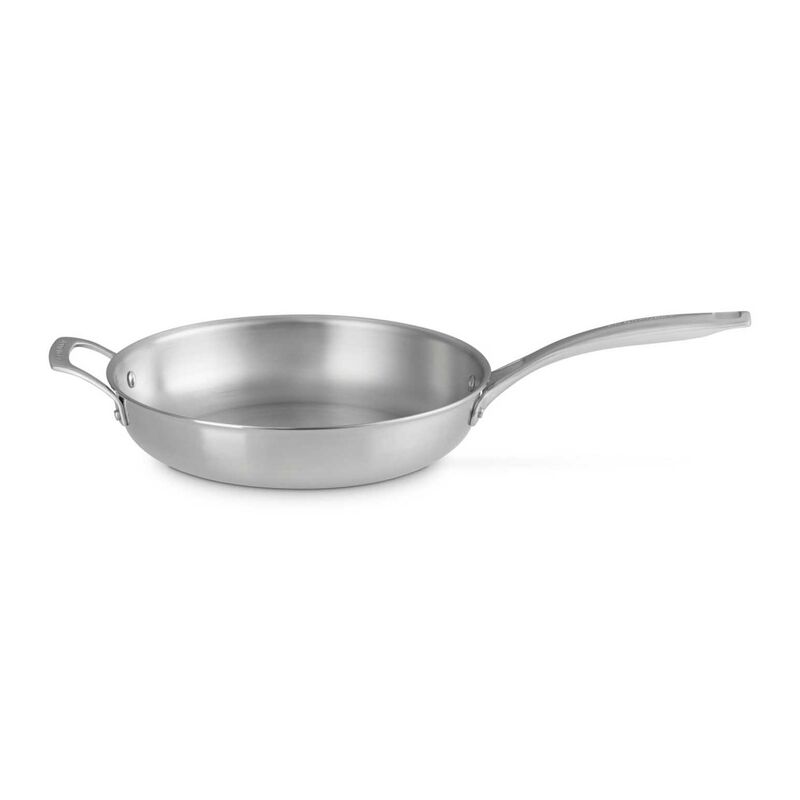 Le Creuset Essential 3-ply Stainless Steel Frying Pan with Helper Handle image number 0
